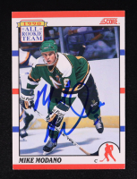 Mike Modano Signed 1990-91 Score ART #327 RC (JSA) at PristineAuction.com
