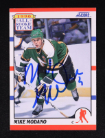 Mike Modano Signed 1990-91 Score ART #327 RC (JSA) at PristineAuction.com