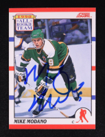 Mike Modano Signed 1990-91 Score ART #327 RC (JSA) at PristineAuction.com