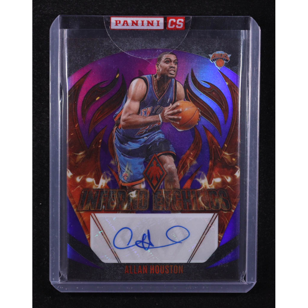 Allan Houston 2023-24 Panini Phoenix Inferno Etchings Signatures Purple #8 #09/75 at PristineAuction.com