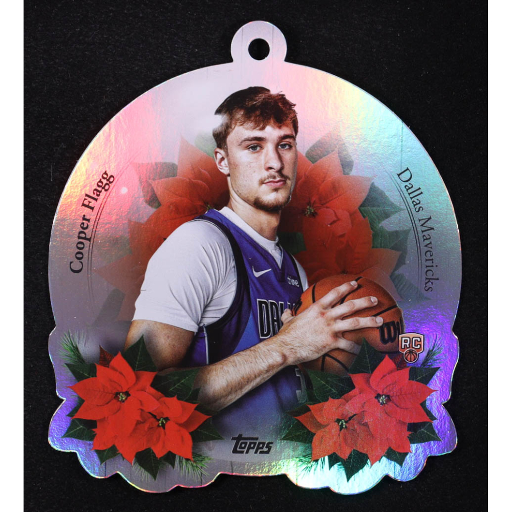 Cooper Flagg 2025-26 Topps Holiday Oversized Die-Cut Ornaments #DCOCF RC at PristineAuction.com