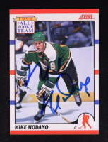 Mike Modano Signed 1990-91 Score ART #327 RC (JSA) at PristineAuction.com