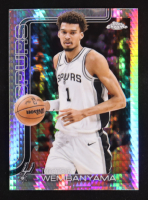 Victor Wembanyama 2025-26 Topps Chrome Prism Refractors #221 at PristineAuction.com