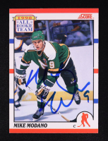Mike Modano Signed 1990-91 Score ART #327 RC (JSA) at PristineAuction.com