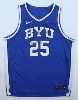 2025-26 BYU Cougars Team-Signed Nike Authentic Jersey by (17) With Head Coach Kevin Young, AJ Dybantsa, Rob Wright III (Beckett) at PristineAuction.com