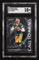 Aaron Rodgers 2020 Panini Playoff Call To Arms #CA-10 (SGC 10) at PristineAuction.com