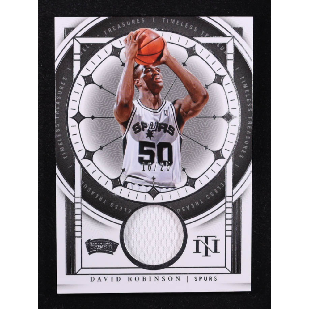 David Robinson 2023-24 Panini National Treasures Timeless Treasures Materials #21 #16/25 at PristineAuction.com