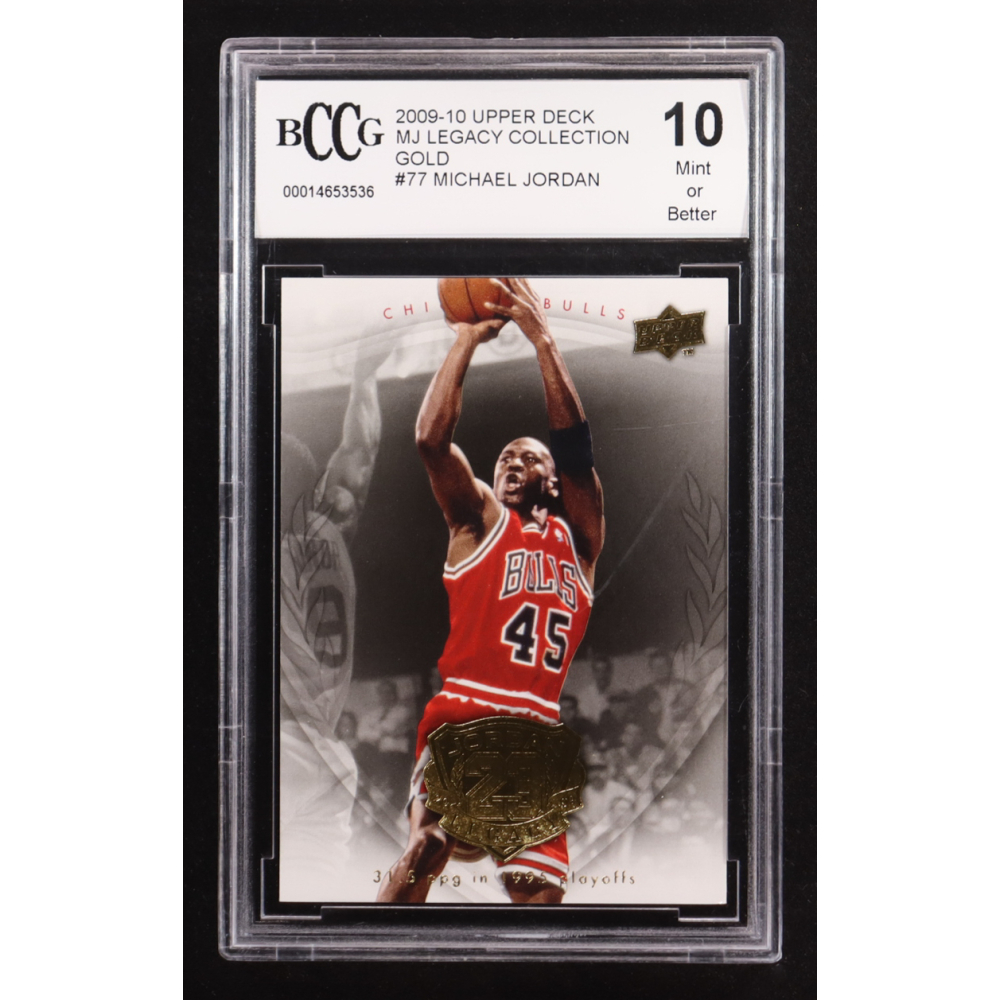 Michael Jordan 2009-10 Upper Deck Michael Jordan Legacy Collection Gold #77 (BCCG 10) at PristineAuction.com