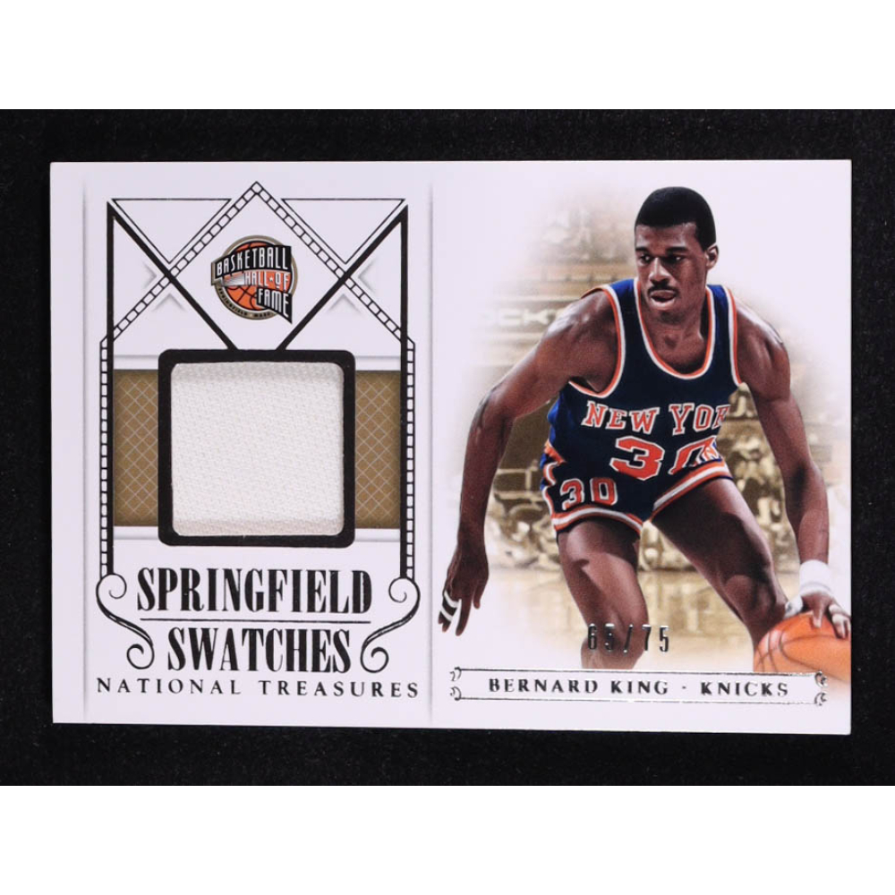 Bernard King 2013-14 Panini National Treasures Springfield Swatches #28 #65/75 at PristineAuction.com