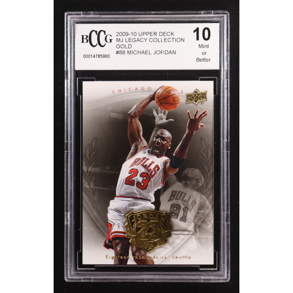 Michael Jordan 2009-10 Upper Deck Michael Jordan Legacy Collection Gold #88 (BCCG 10) at PristineAuction.com