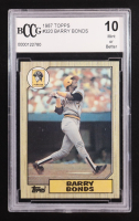 Barry Bonds 1987 Topps #320 RC (BCCG 10) at PristineAuction.com