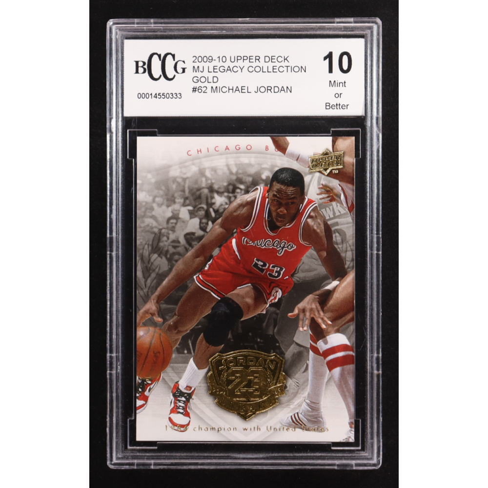 Michael Jordan 2009-10 Upper Deck Michael Jordan Legacy Collection Gold #62 (BCCG 10) at PristineAuction.com