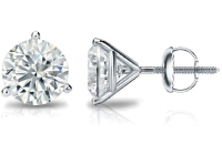 New 0.88 CTW Lab Grown Diamonds Earrings E-F, VVS2  | Estimated Retail Value: $5,465 (IGI) at PristineAuction.com