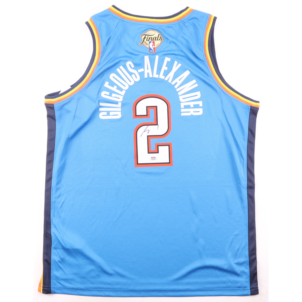 Shai Gilgeous-Alexander Signed Thunder Nike Authentic Jersey (PSA) at PristineAuction.com