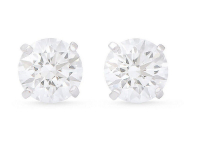 New 0.88 CTW Lab Grown Diamonds Earrings E-F, VVS2  | Estimated Retail Value: $5,385 (IGI) at PristineAuction.com
