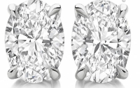 New 0.91 CTW Lab Grown Diamonds Earrings E-F, VVS2 | Estimated Retail Value: $5,365 (IGI) at PristineAuction.com