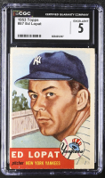 Ed Lopat 1953 Topps #87 (CGC 5) at PristineAuction.com