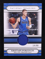 Kristaps Porzingis 2020-21 Panini National Treasures Jersey Treasures #45 #14/99 at PristineAuction.com