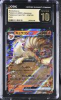 Ninetales Ex 2023 Pokemon Card Game Scarlet & Violet 151 Enhanced Expansion Japanese #038 Holo (CGC 10 | Pristine Black Label) at PristineAuction.com