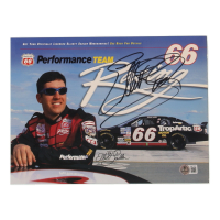 Elliott Sadler Signed NASCAR 8.5x11.5 Hero Card (Beckett) at PristineAuction.com