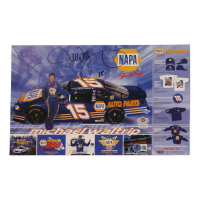 Michael Waltrip Signed NASCAR 8x13 Hero Card (Beckett) at PristineAuction.com