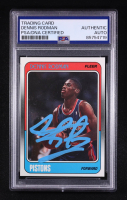 Dennis Rodman Signed 1988-89 Fleer #43 RC (PSA) at PristineAuction.com