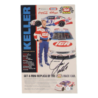 Jason Keller Signed NASCAR 8x13 Hero Card (Beckett) at PristineAuction.com