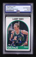 Larry Bird Signed 1989-90 Hoops #150 (PSA) at PristineAuction.com