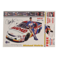 Michael Waltrip Signed NASCAR 8x11.5 Hero Card (Beckett) at PristineAuction.com