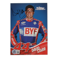 David Starr Signed NASCAR 5x7 Hero Card (Beckett) at PristineAuction.com