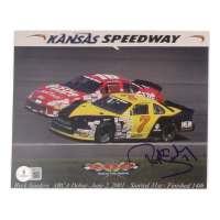 Ryck Sanders Signed NASCAR 6.5x8 Hero Card (Beckett) at PristineAuction.com