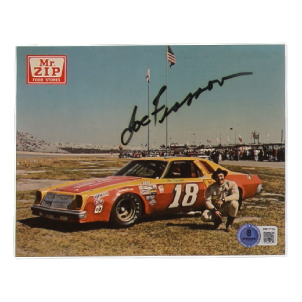 Joe Frasson Signed NASCAR 5.5x7 Postcard (Beckett) | Pristine Auction