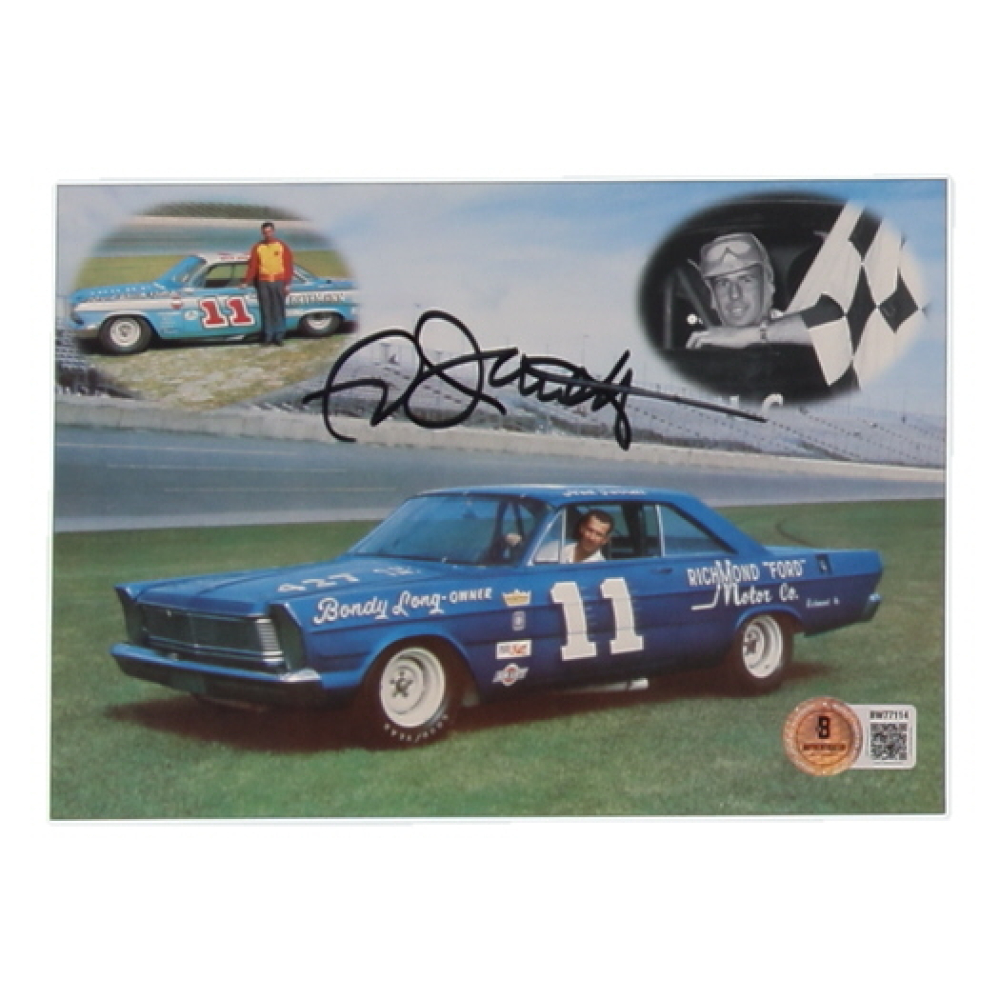 Ned Jarrett Signed NASCAR 5x7 Hero Card (Beckett) at PristineAuction.com