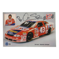 Dennis Setzer Signed NASCAR 6x9 Hero Card (Beckett) at PristineAuction.com