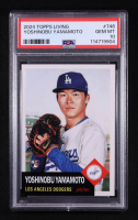 Yoshinobu Yamamoto 2024 Topps Living #746 RC (PSA 10) at PristineAuction.com