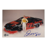 Morgan Shepherd Signed NASCAR 6x9 Hero Card (Beckett) at PristineAuction.com