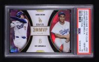 Shohei Ohtani / Roy Campanella 2025 Topps Welcome to the Club 3X MVP Dual 3X MVP Pink Foil #D8 #026/125 (PSA 10) at PristineAuction.com
