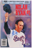 Nolan Ryan Signed 1992 LE "Nolan Ryan #1: The Unauthorized Biography" Issue #1 Personality Comics Comic Book (PSA) at PristineAuction.com