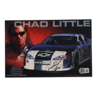 Chad Little Signed NASCAR 6x9 Hero Card (Beckett) at PristineAuction.com