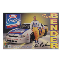 Tim Bender Signed NASCAR 6x9 Hero Card (Beckett) at PristineAuction.com