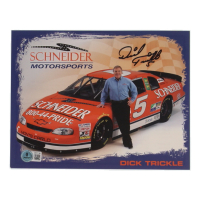 Dick Trickle Signed NASCAR 7x9 Hero Card (Beckett) at PristineAuction.com