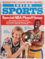 Larry Bird & Magic Johnson Signed 1986 "Inside Sports" Magazine (Beckett & PSA) at PristineAuction.com