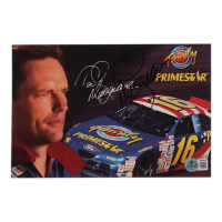Ted Musgrave Signed NASCAR 6x9 Hero Card (Beckett) at PristineAuction.com