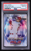 Shohei Ohtani 2023 Topps Stars Of The MLB Chrome #SMLBC-33 (PSA 10) at PristineAuction.com