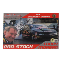 Larry Morgan Signed NHRA 5.5x8 Hero Card (Beckett) at PristineAuction.com