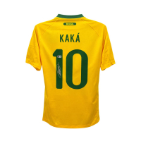 Kaka Signed Brazil National Team Nike Authentic Jersey (Beckett) at PristineAuction.com