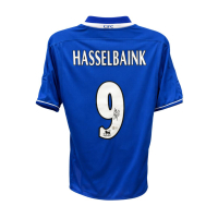 Jimmy Floyd Hasselbaink Signed Chelsea Umbro Authentic Jersey (Beckett) at PristineAuction.com
