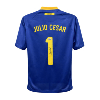 Julio Cesar Signed Brazil National Team Nike Authentic Jersey (Beckett) at PristineAuction.com