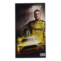 Chris Buescher Signed NASCAR 6x11 Hero Card (Beckett) at PristineAuction.com