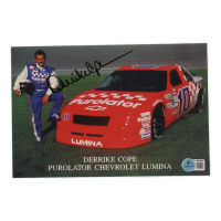 Derrike Cope Signed NASCAR 6x8.5 Hero Card (Beckett) at PristineAuction.com